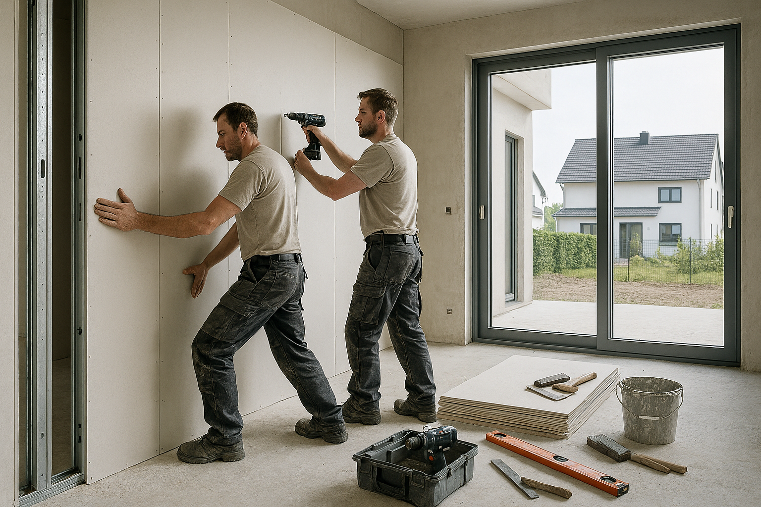 Professioneller Trockenbau in Dreieich – Trennwände und Deckenverkleidungen